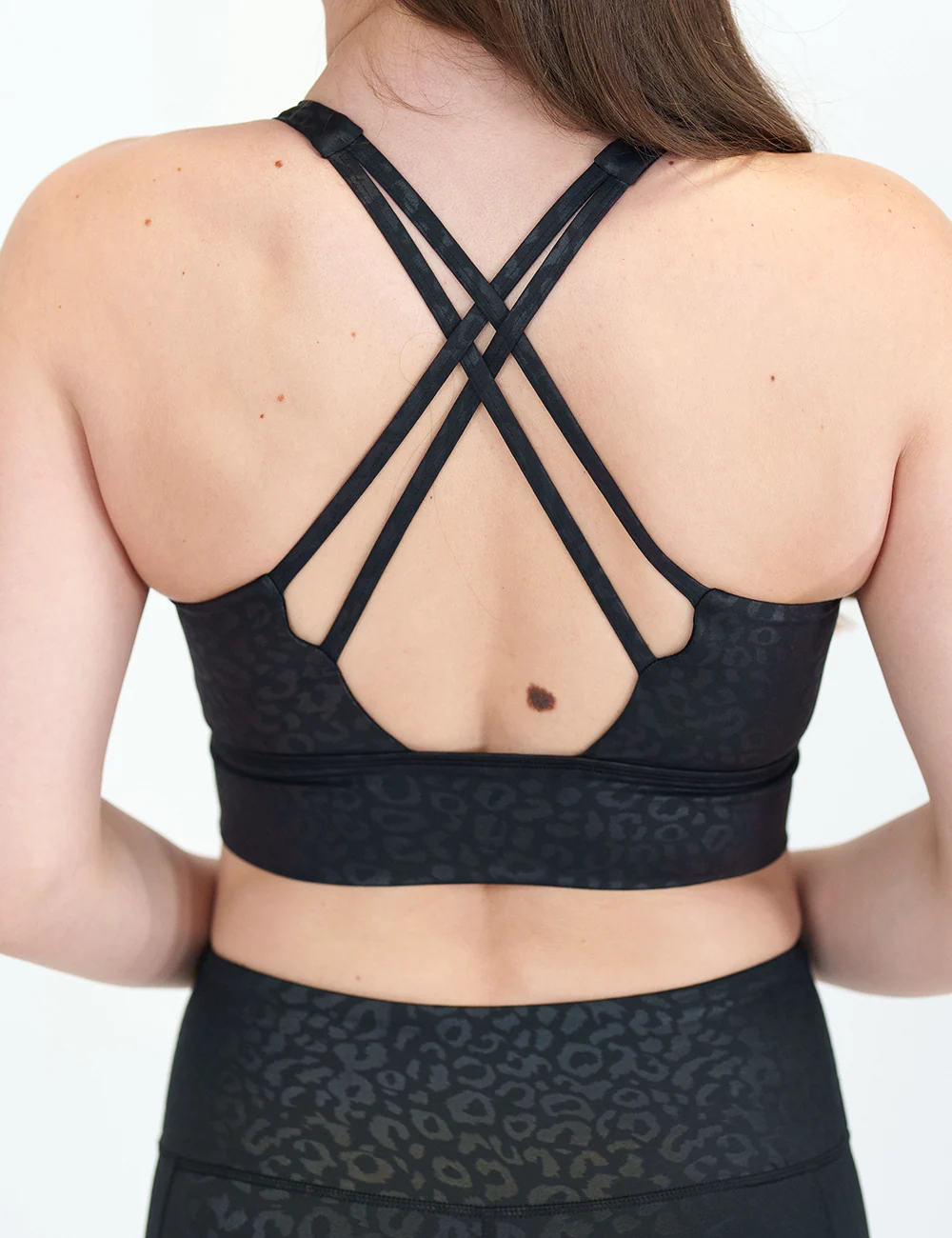 Longline Bra | Black Leopard - Image 2