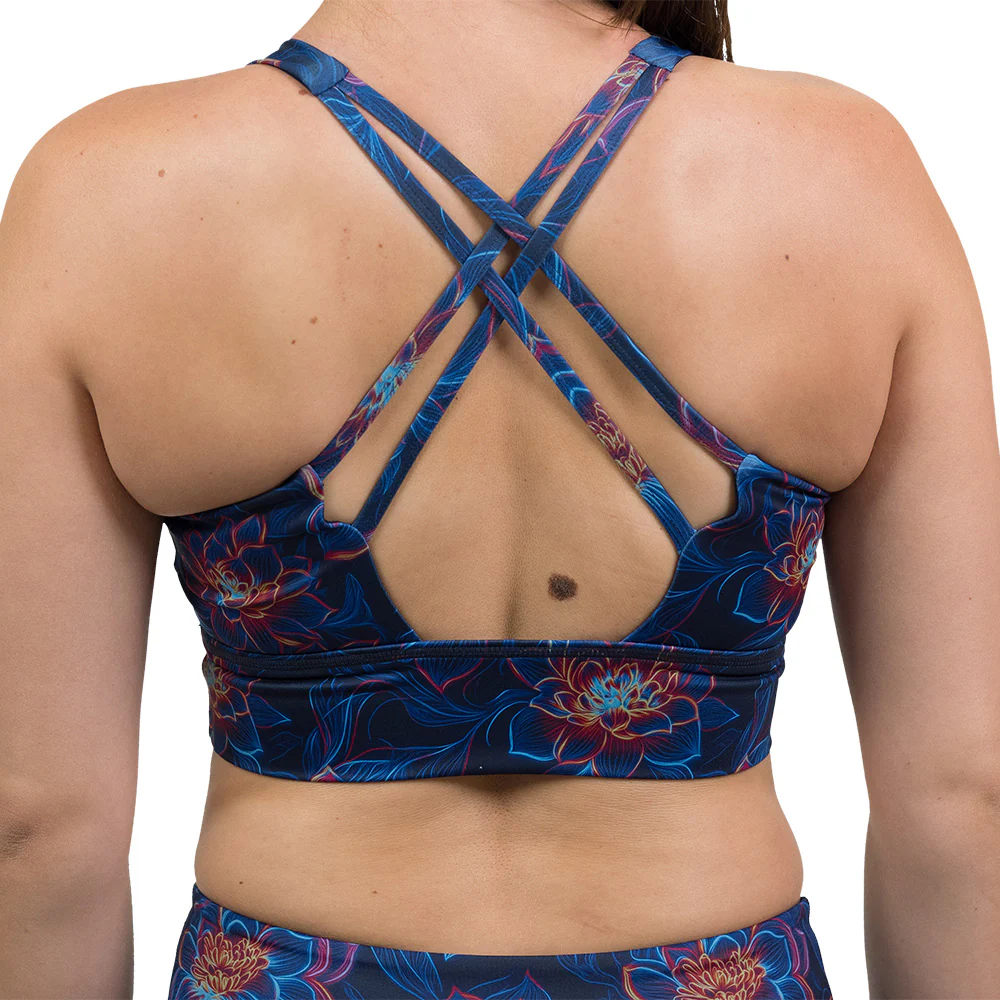 Longline Bra | Luminous Lotus - Image 2