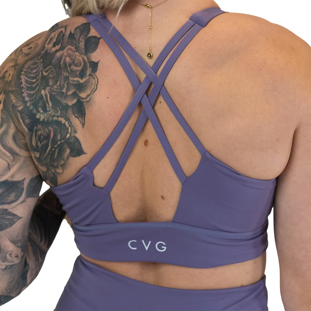 Longline Bra | Purple Ash - Image 2