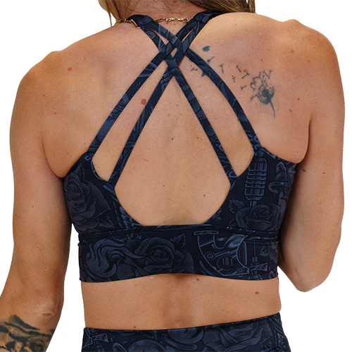 Longline Bra | Shadow Vintage Tattoo - Image 2
