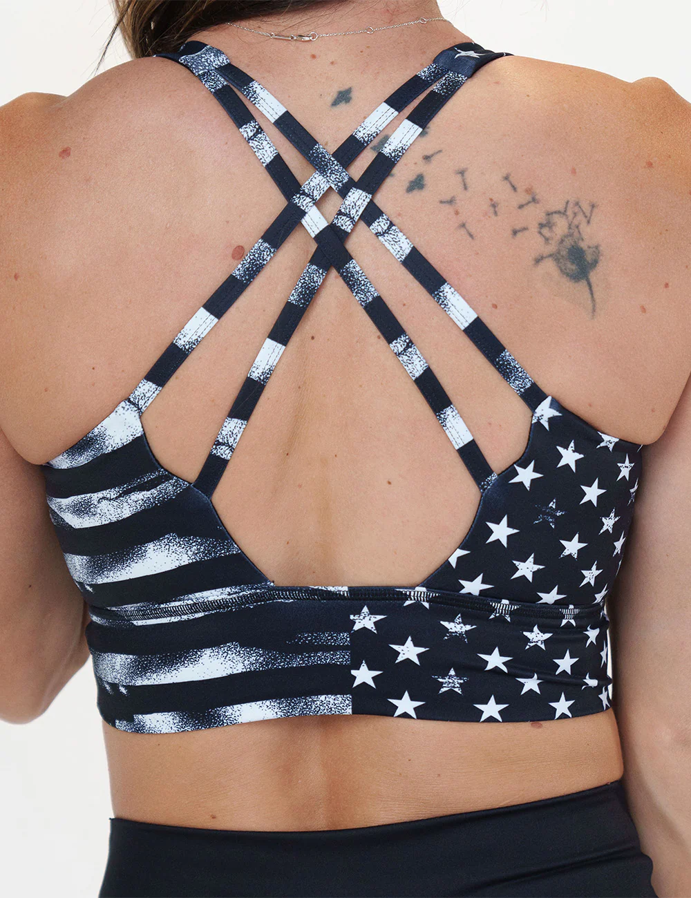 Longline Bra | Stars & Stripes - Image 3