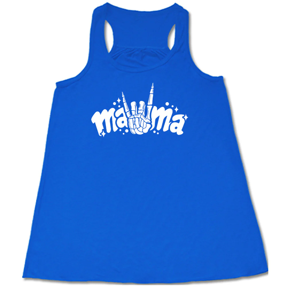 Mama Skeleton Horns Shirt - Image 3