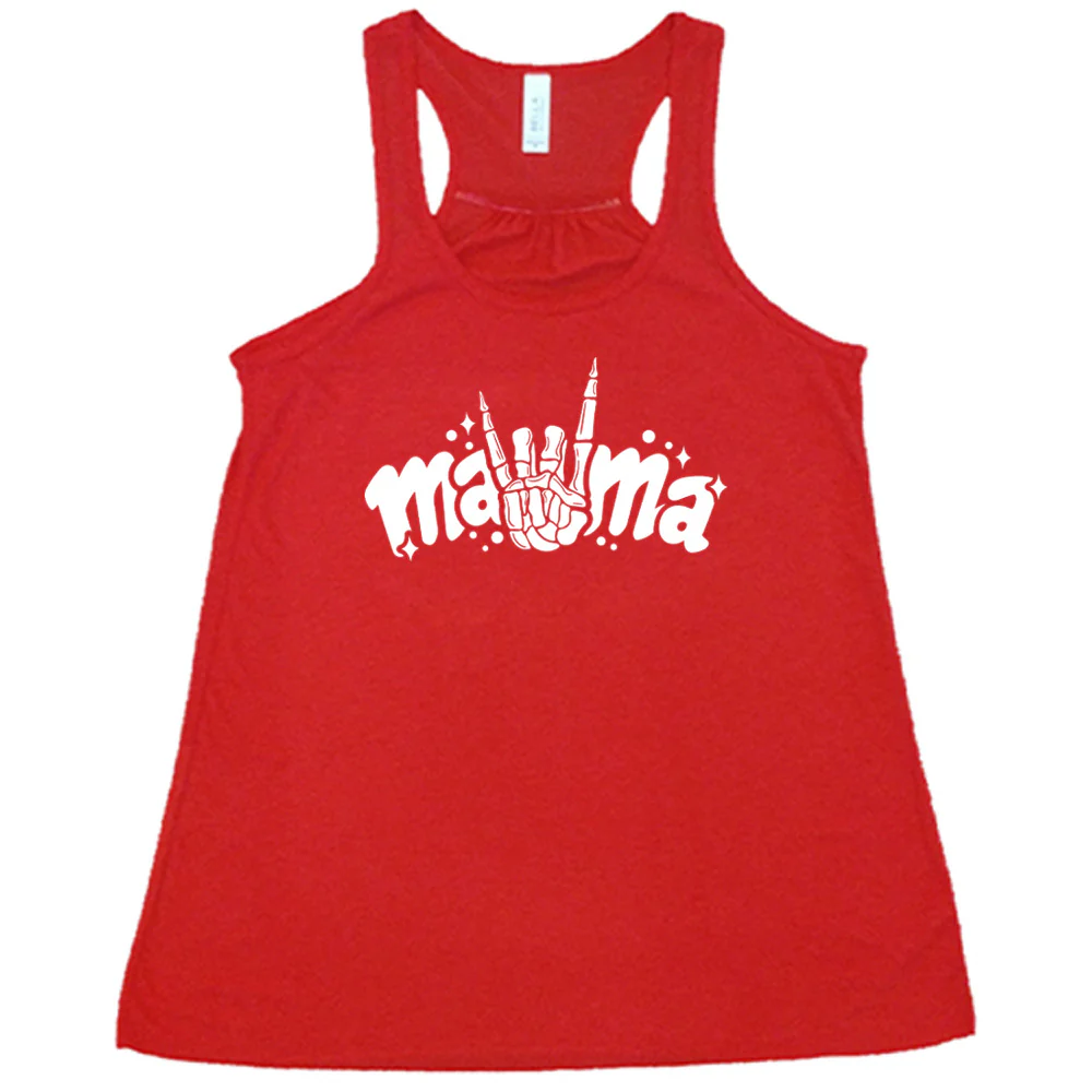 Mama Skeleton Horns Shirt - Image 5