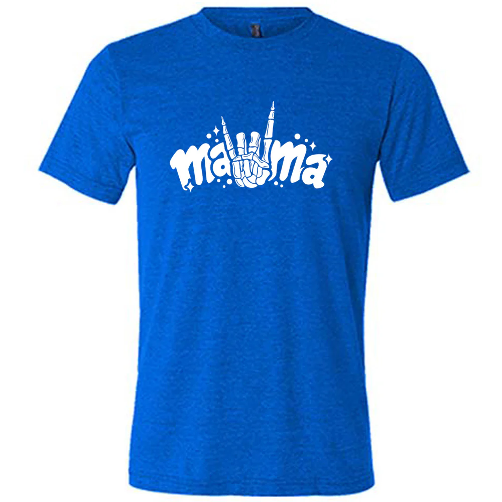 Mama Skeleton Horns Shirt Unisex - Image 3