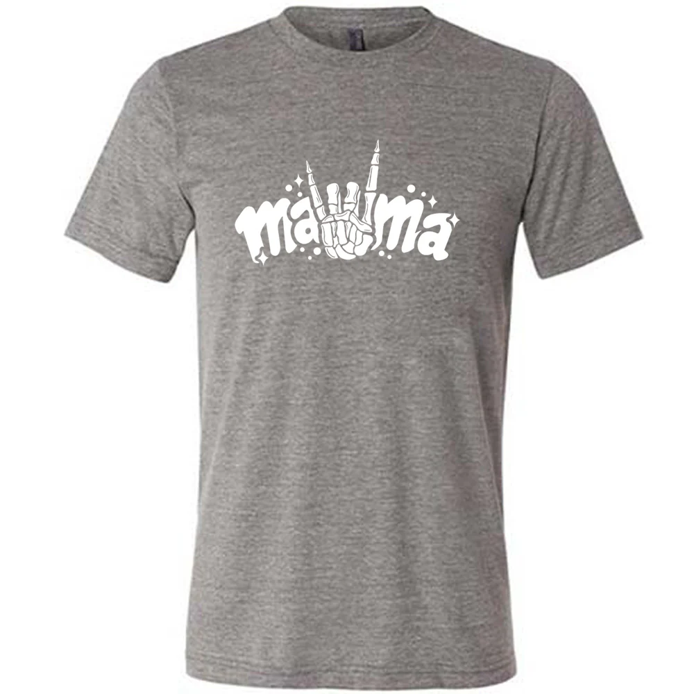 Mama Skeleton Horns Shirt Unisex - Image 5