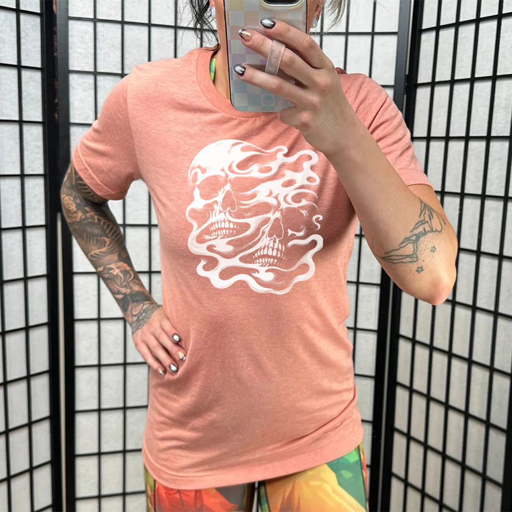 Melting Skulls Shirt Unisex - Image 11