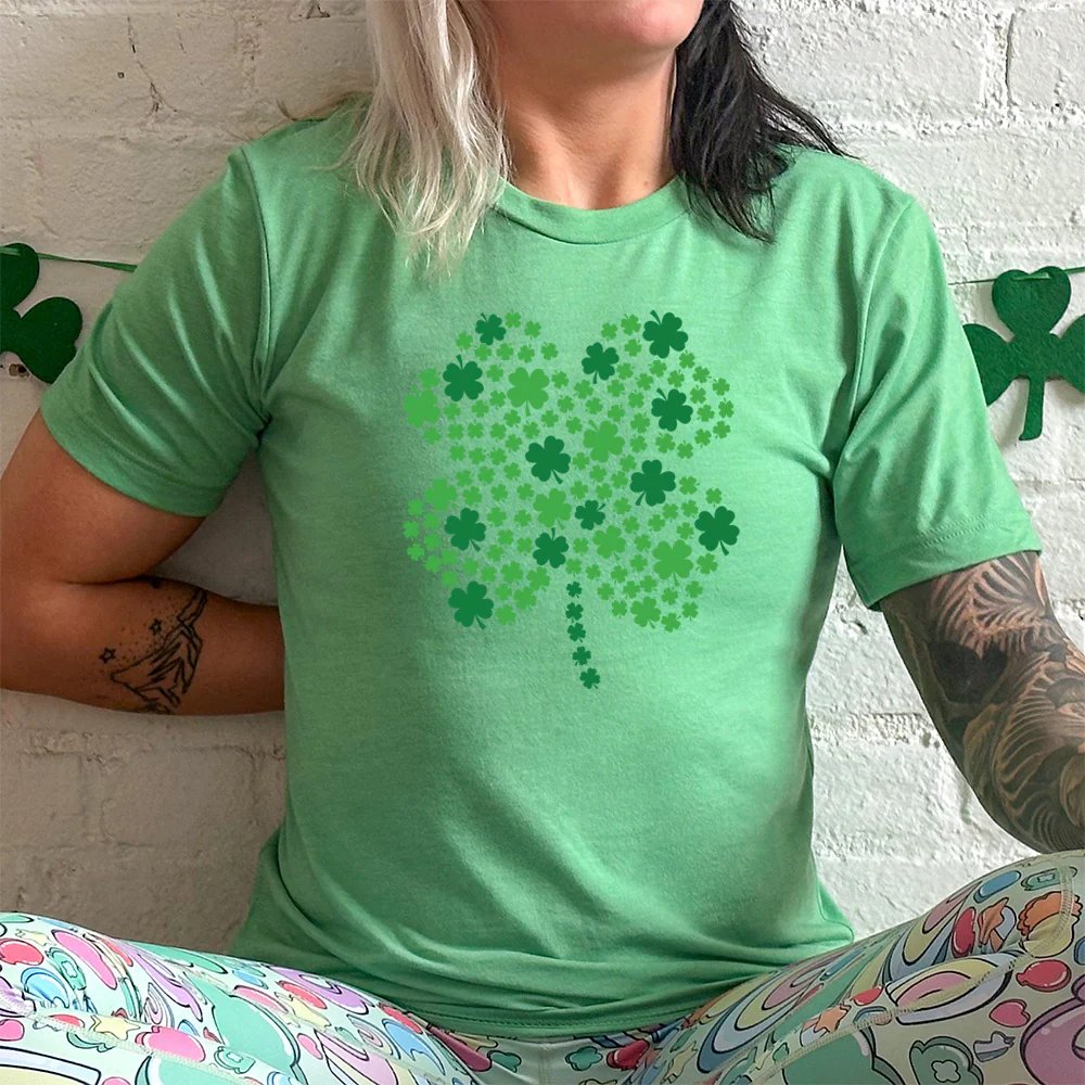 Mini Shamrocks Shirt Unisex - Image 3
