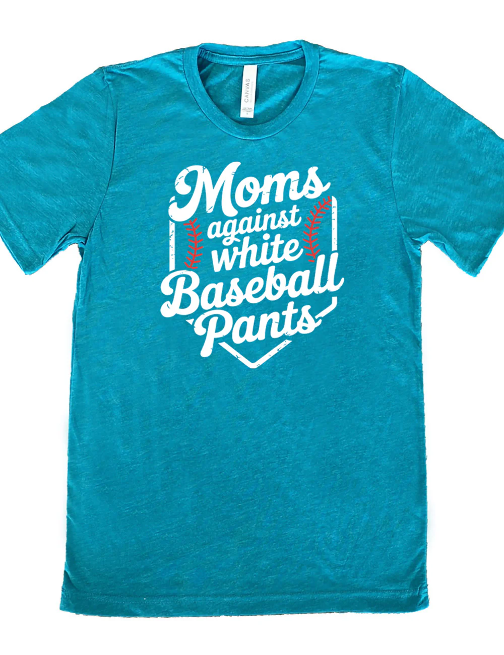 Moms against white Baseball Pants Shirt Unisex - Image 10