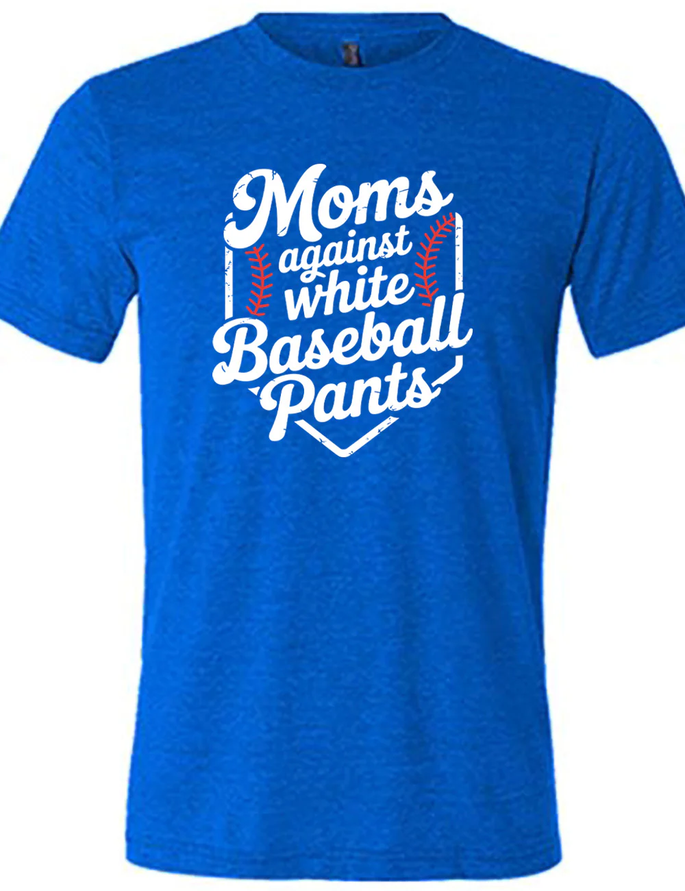 Moms against white Baseball Pants Shirt Unisex - Image 3