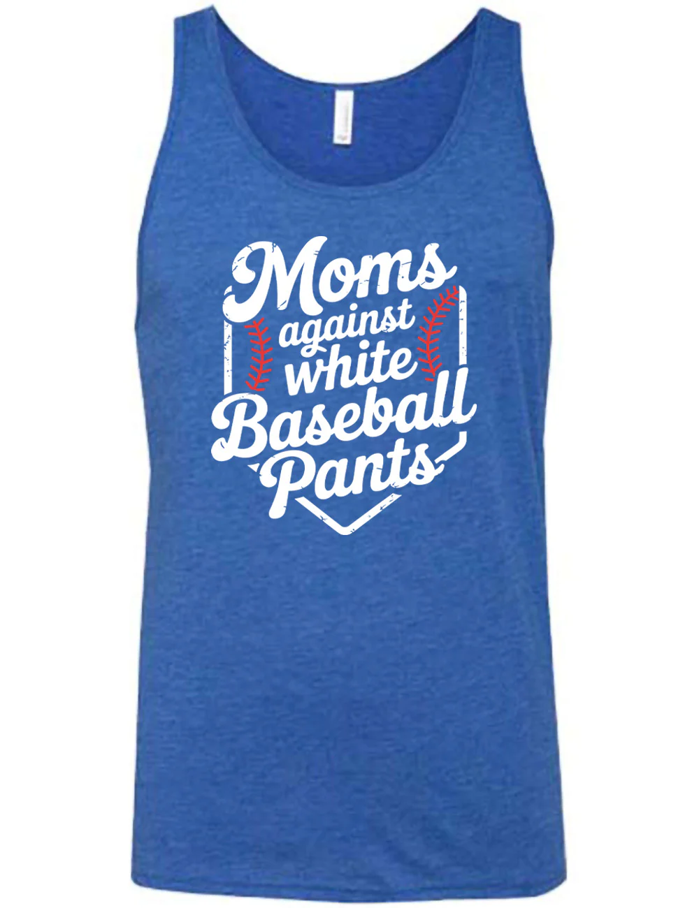 Moms against white Baseball Pants Shirt Unisex - Image 4