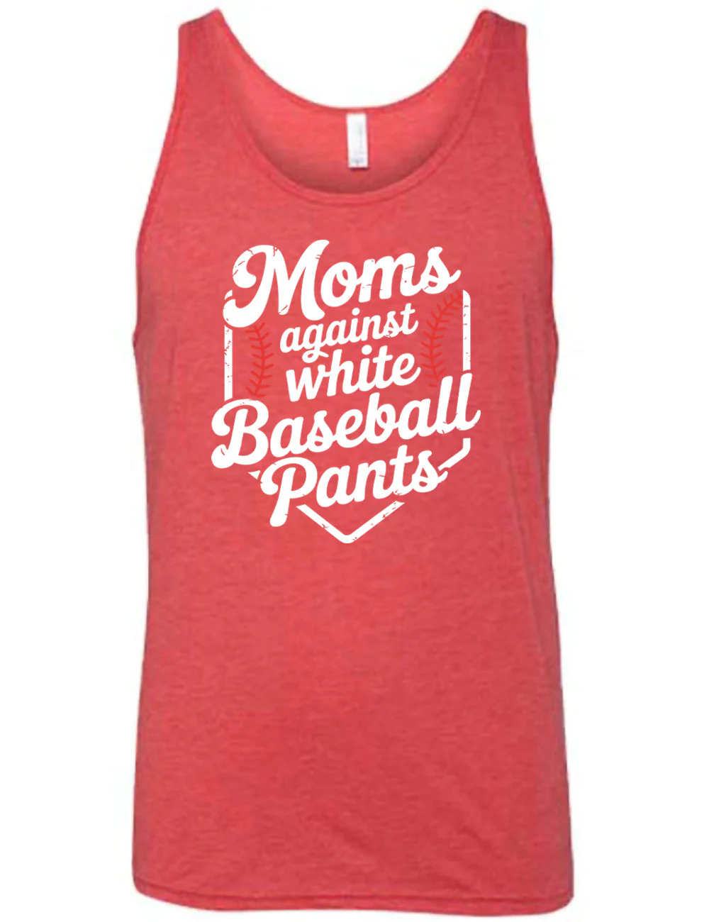 Moms against white Baseball Pants Shirt Unisex - Image 6