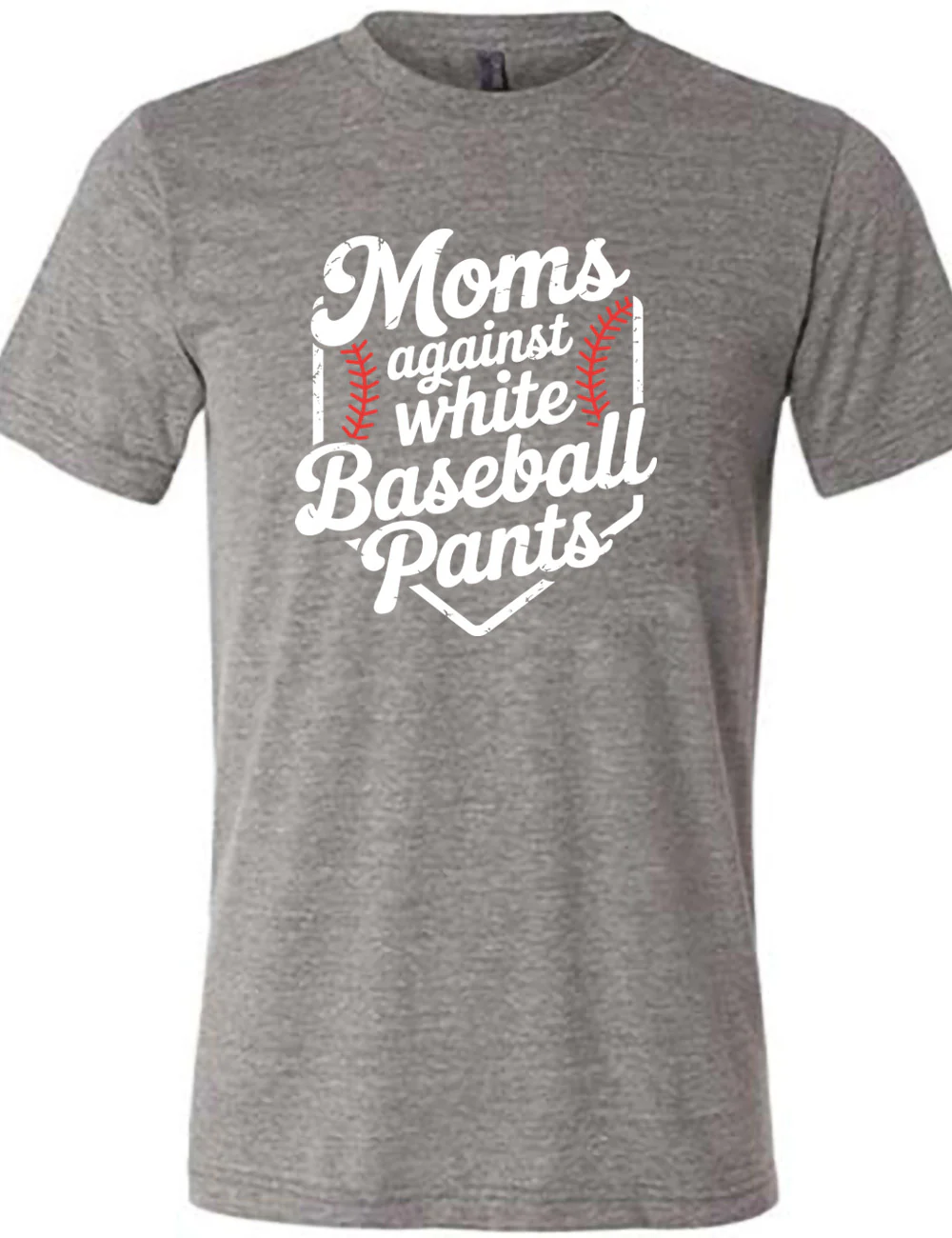 Moms against white Baseball Pants Shirt Unisex - Image 7