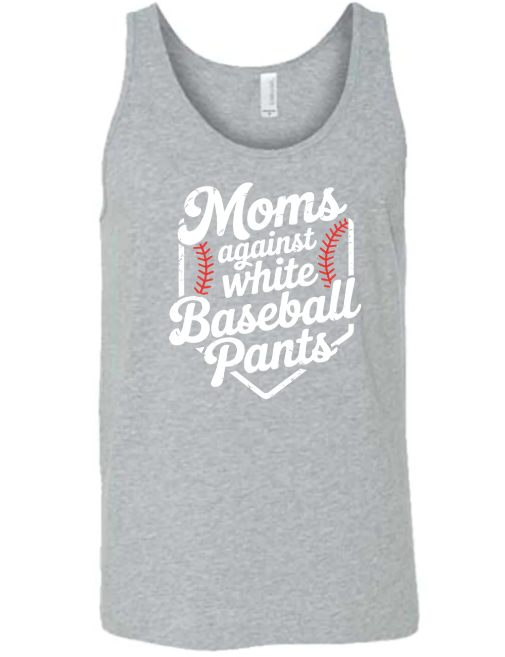 Moms against white Baseball Pants Shirt Unisex - Image 8