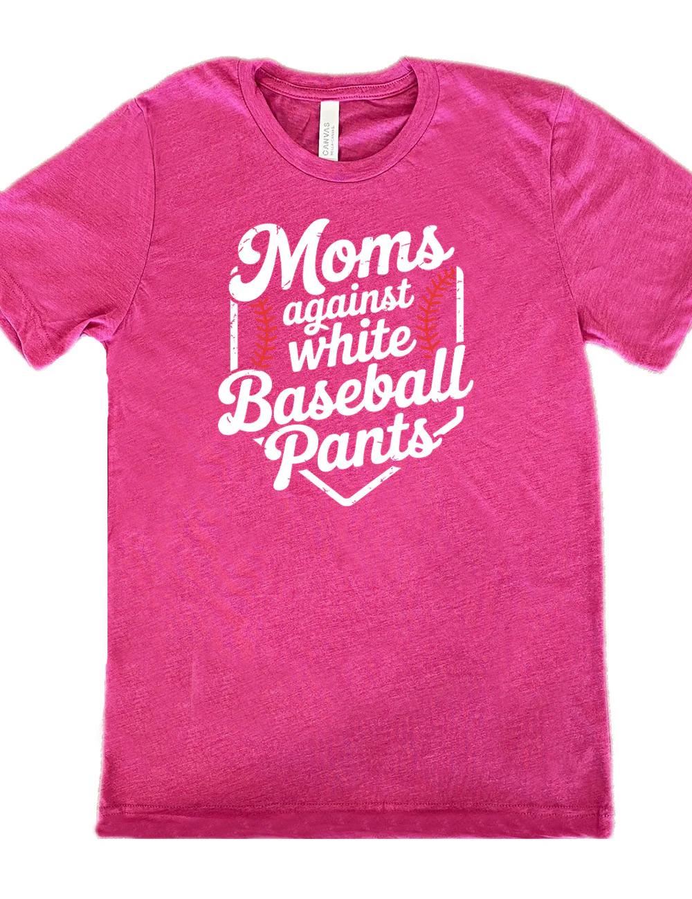 Moms against white Baseball Pants Shirt Unisex - Image 9