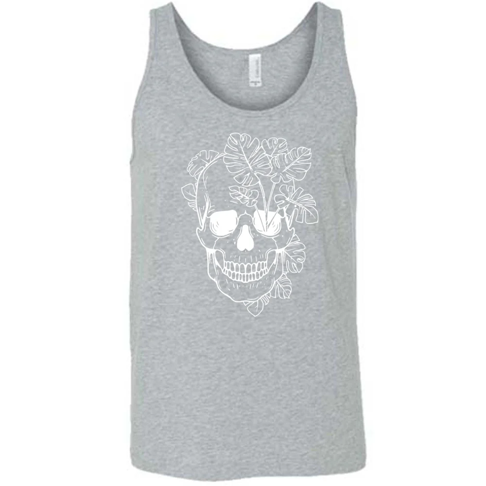 Monstera Plant Skull Shirt Unisex - Image 4