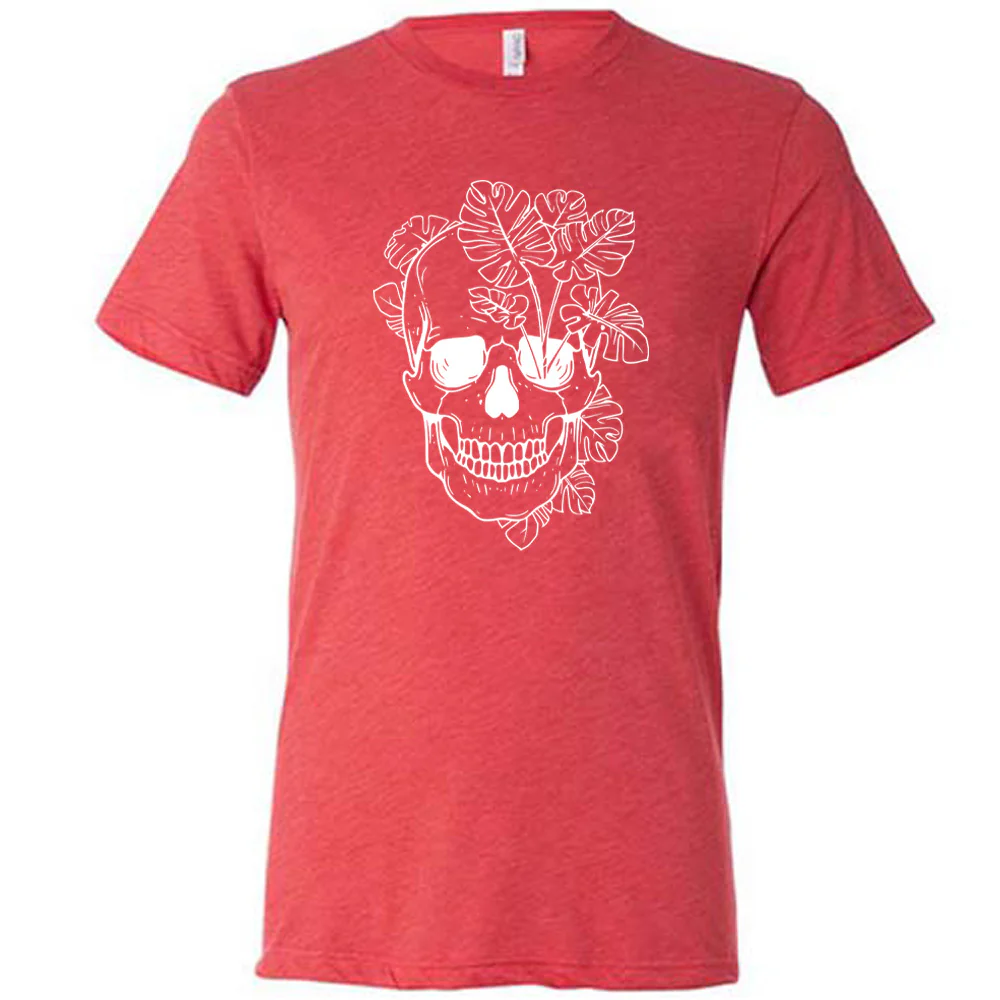 Monstera Plant Skull Shirt Unisex - Image 7
