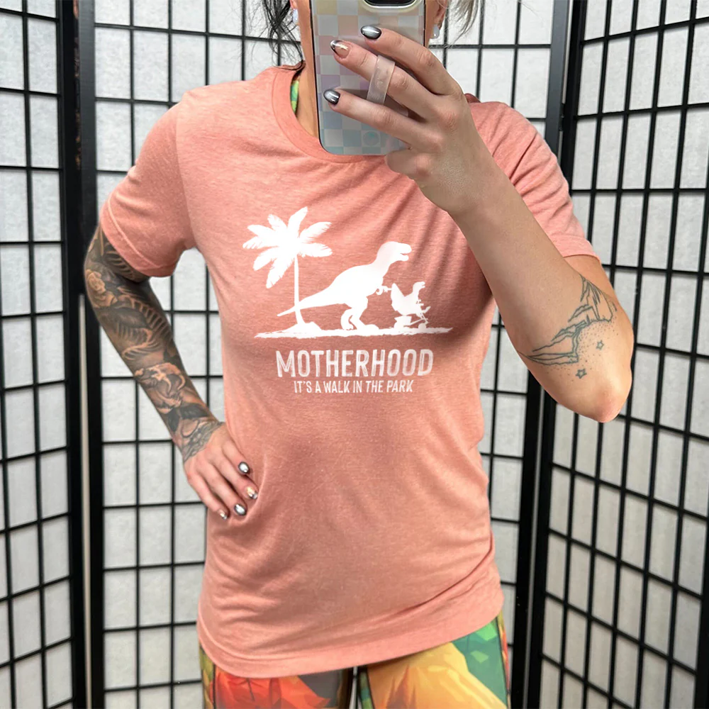 Motherhood, Its a Walk in the Park Shirt Unisex - Image 9