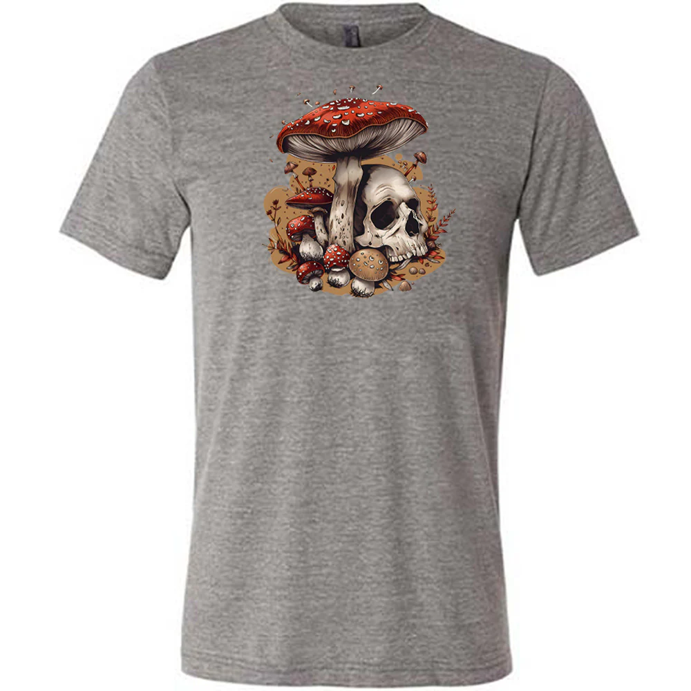 Mushroom Skull Shirt Unisex - Image 2