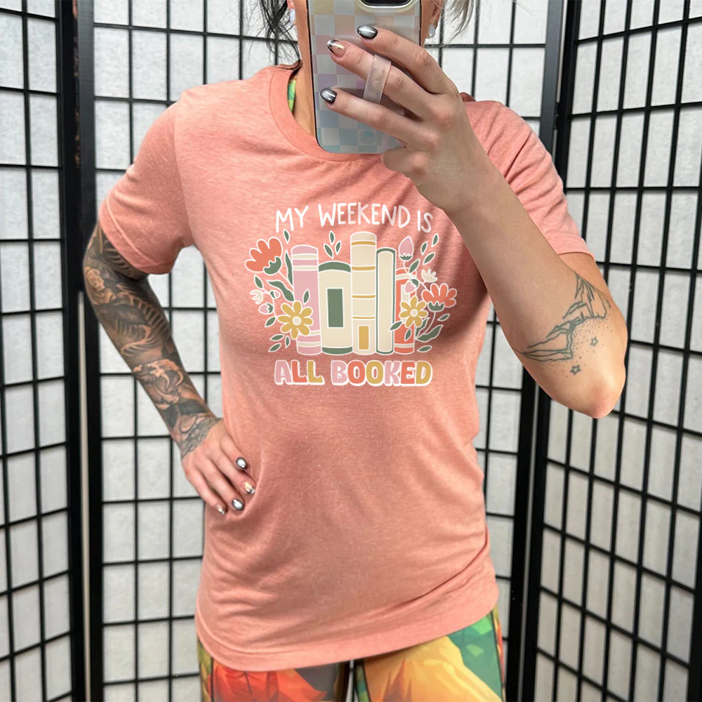My Weekend Is All Booked Shirt Unisex - Image 10
