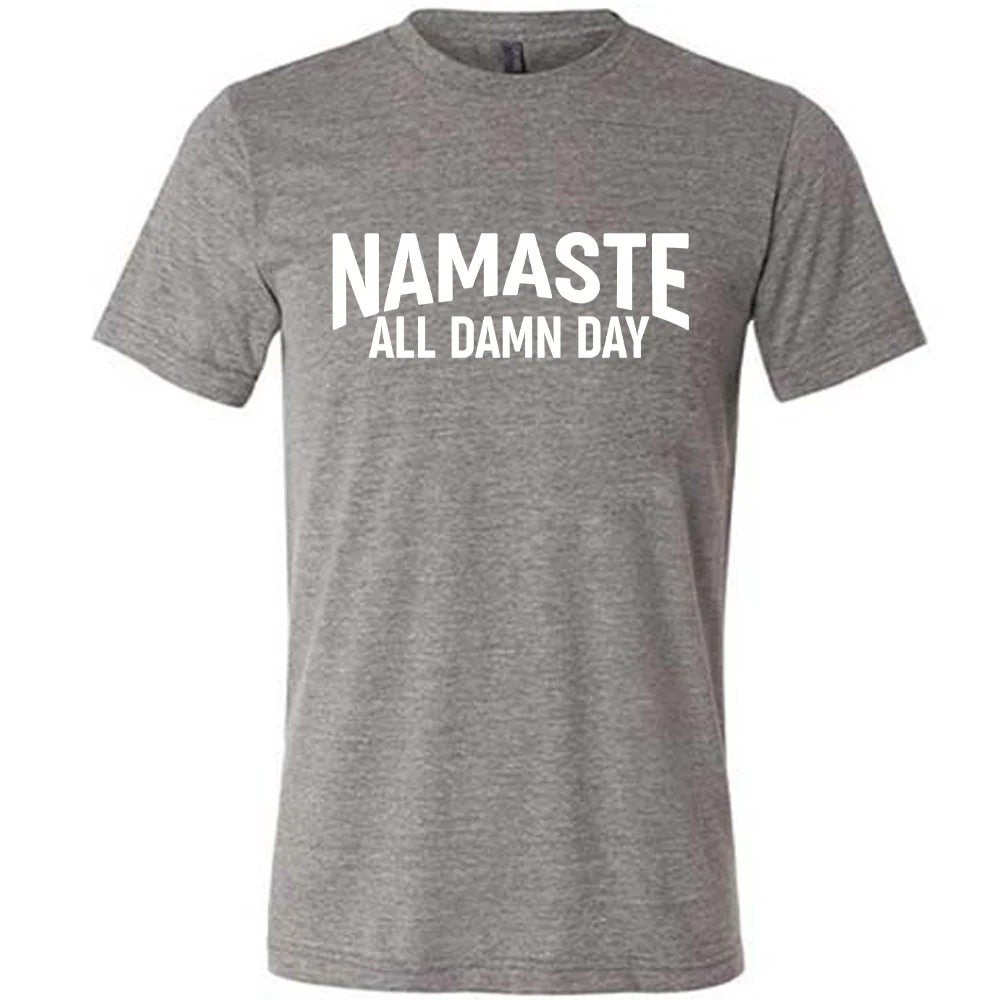 Namaste All Damn Day Shirt Unisex - Image 7