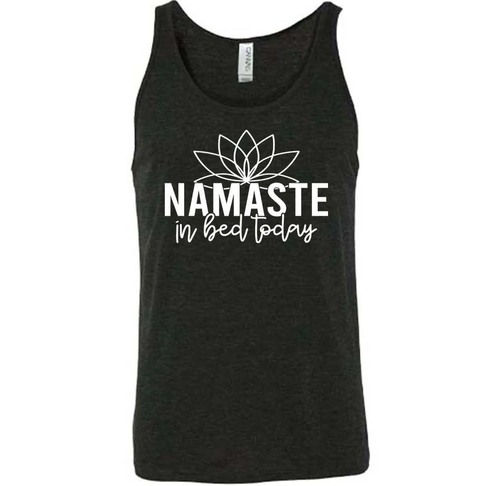 Namaste In Bed Today Shirt Unisex - Image 2