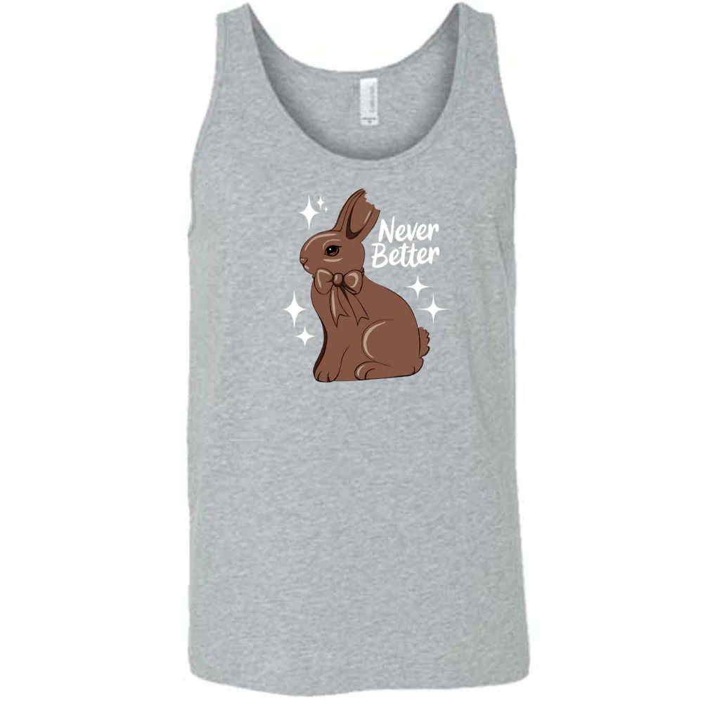 Never Better Bunny Shirt Unisex - Image 4