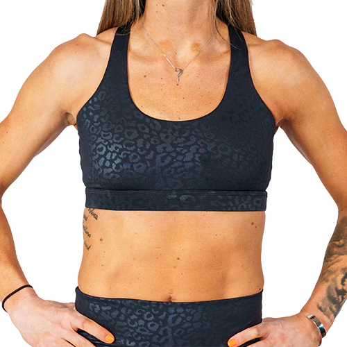 Butterfly Back Bra | Black Leopard - Image 3