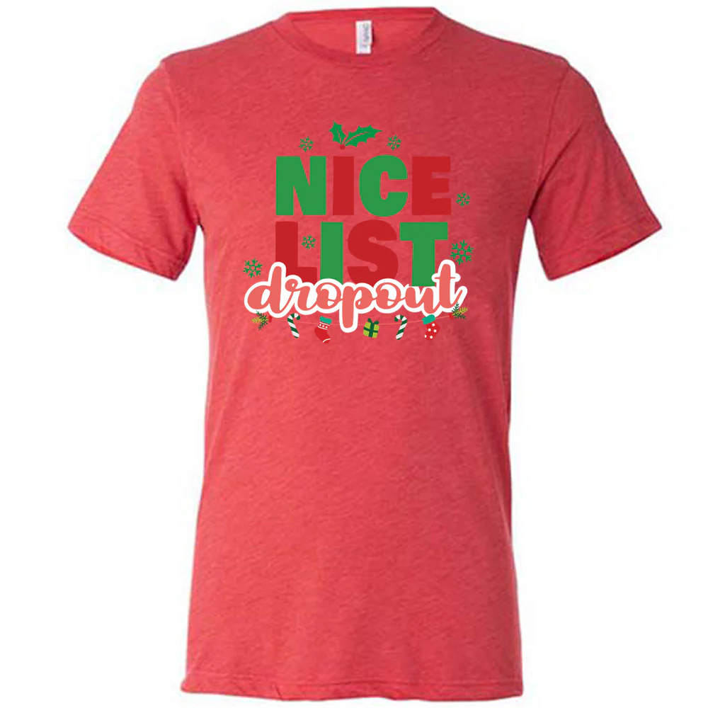 Nice List Dropout Shirt Unisex - Image 5