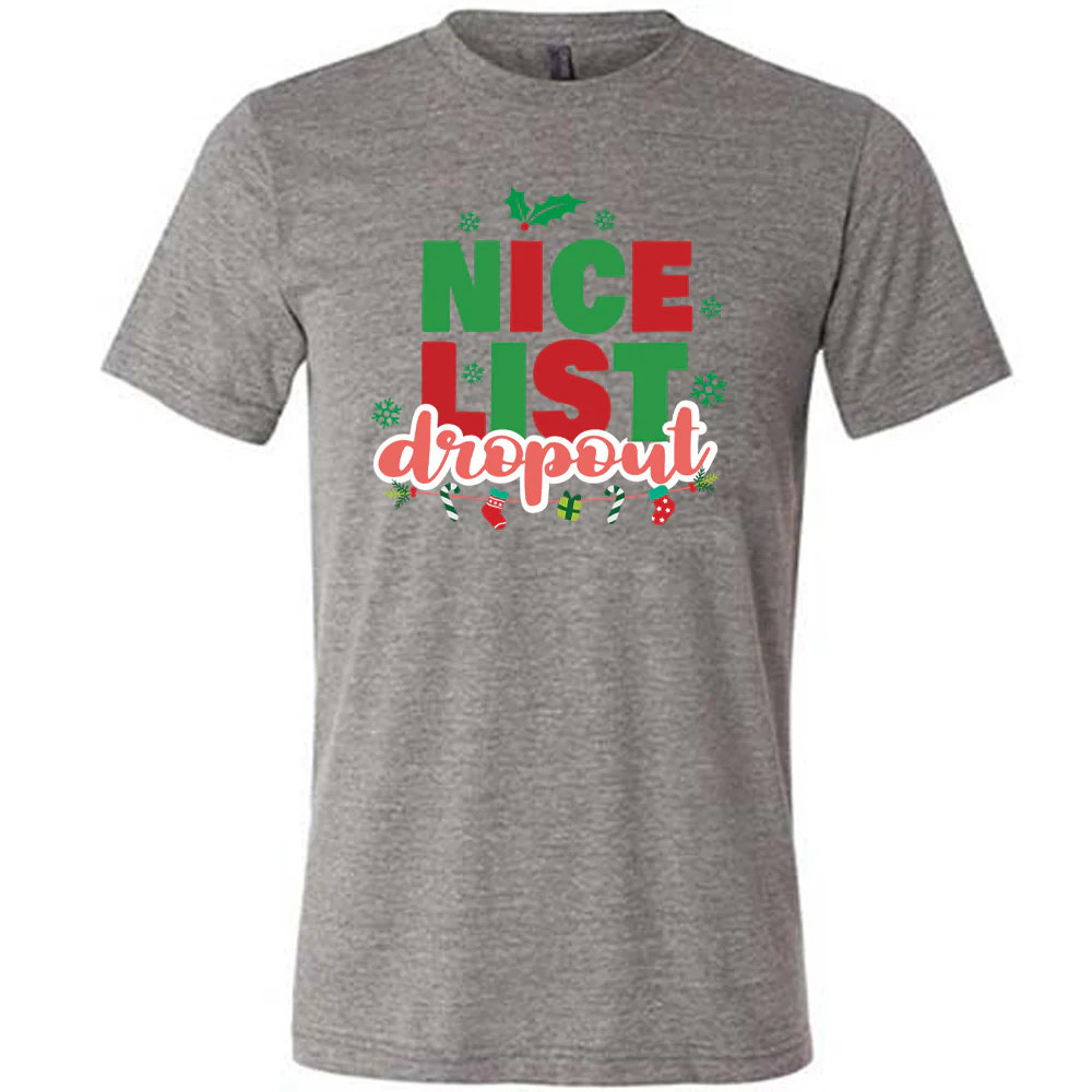 Nice List Dropout Shirt Unisex - Image 7