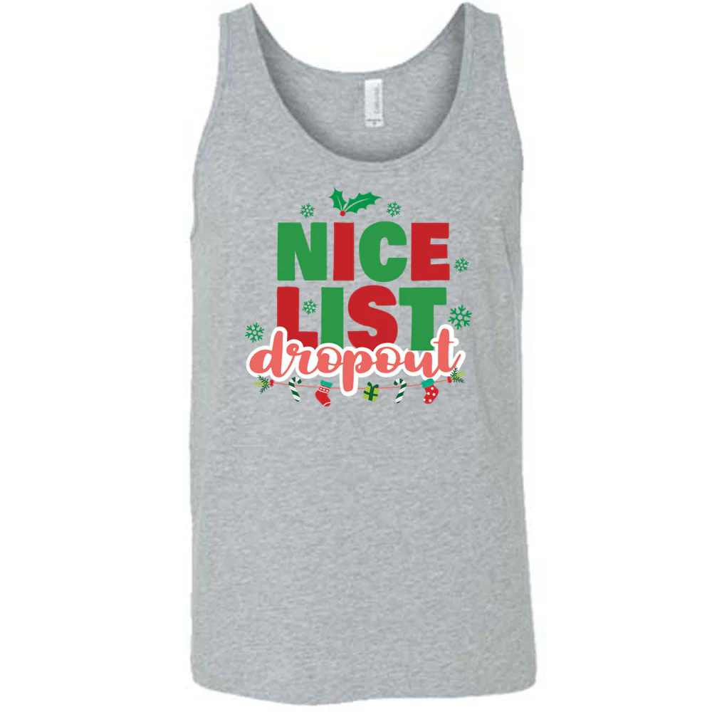 Nice List Dropout Shirt Unisex - Image 8