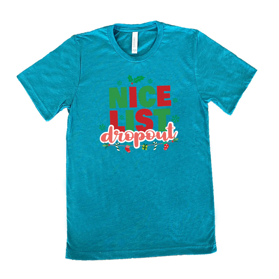 Nice List Dropout Shirt Unisex - Image 9