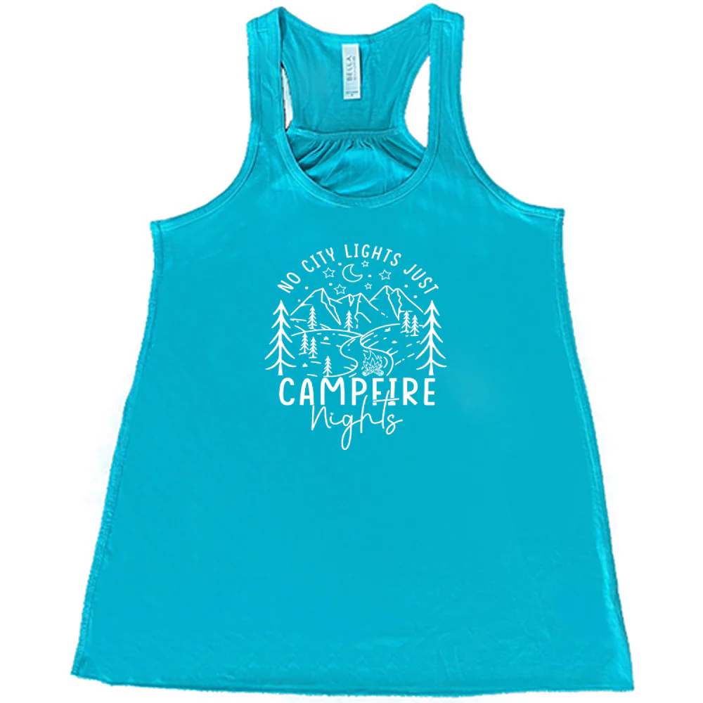 No City Lights Just Campfire Nights Shirt - Image 5