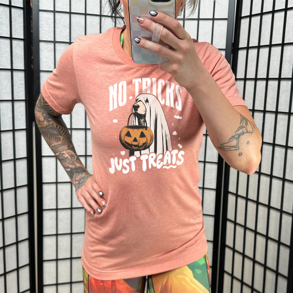 No Tricks Just Treats Dog Shirt Unisex - Image 10