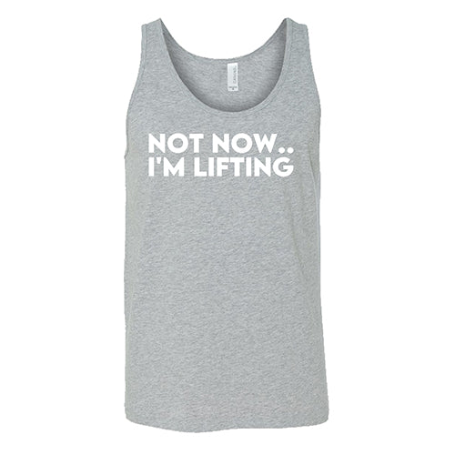 Not Now, I'm Lifting Shirt Unisex - Image 8