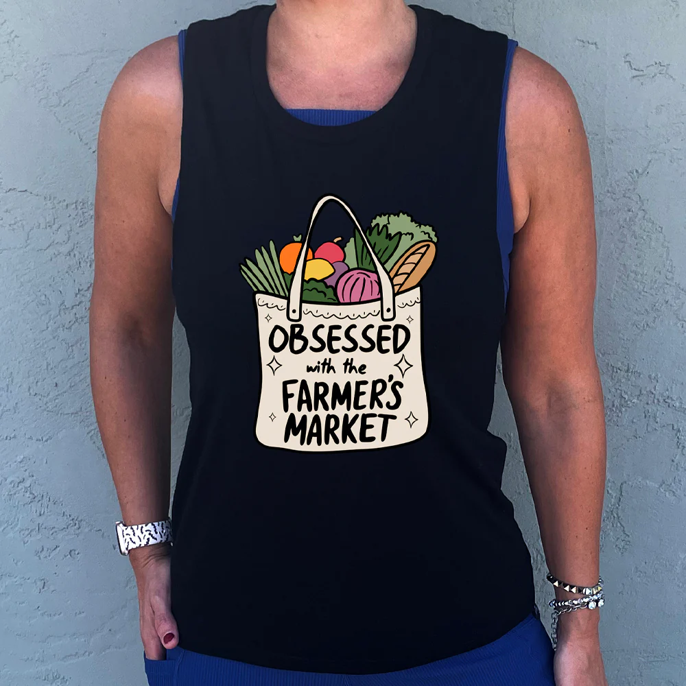 Obsessed With The Farmer's Market Muscle Tank
