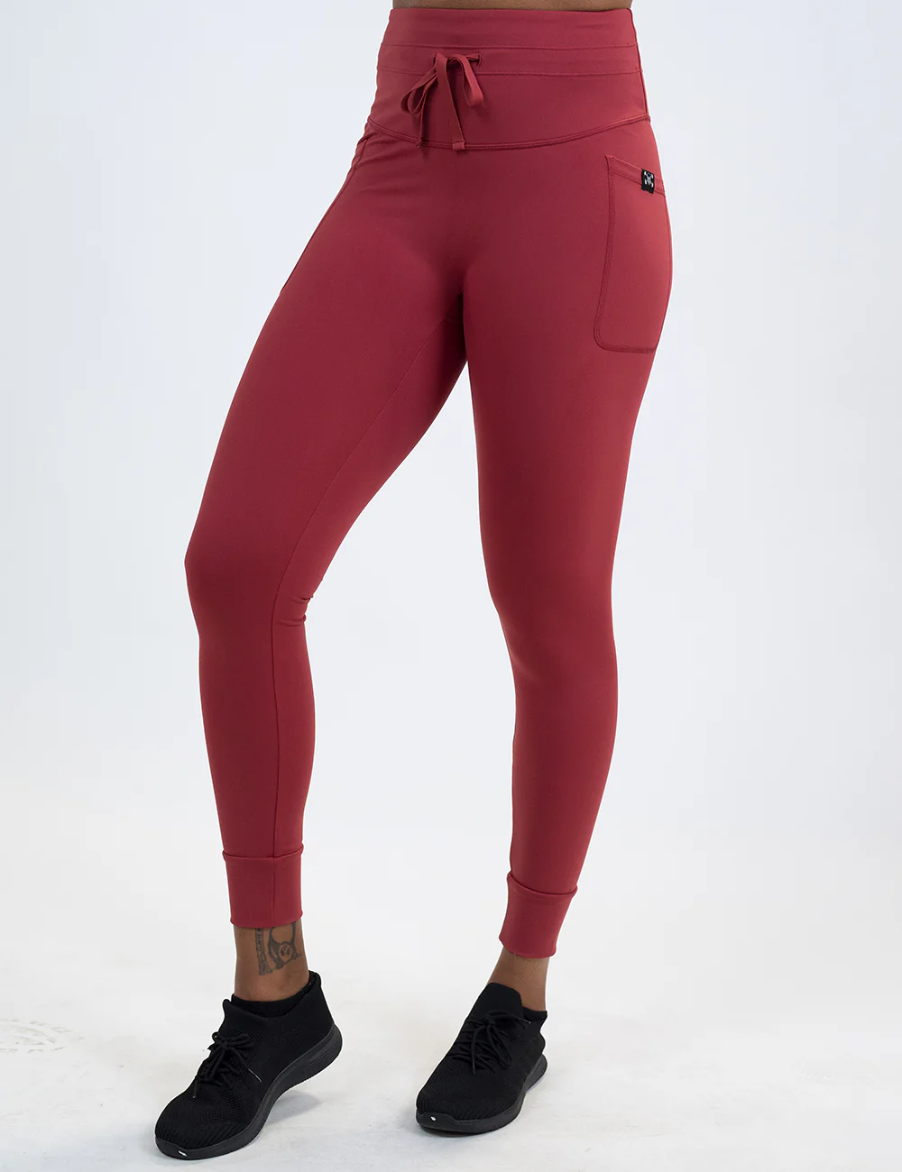 Omni Leggings | Garnet Red - Image 5