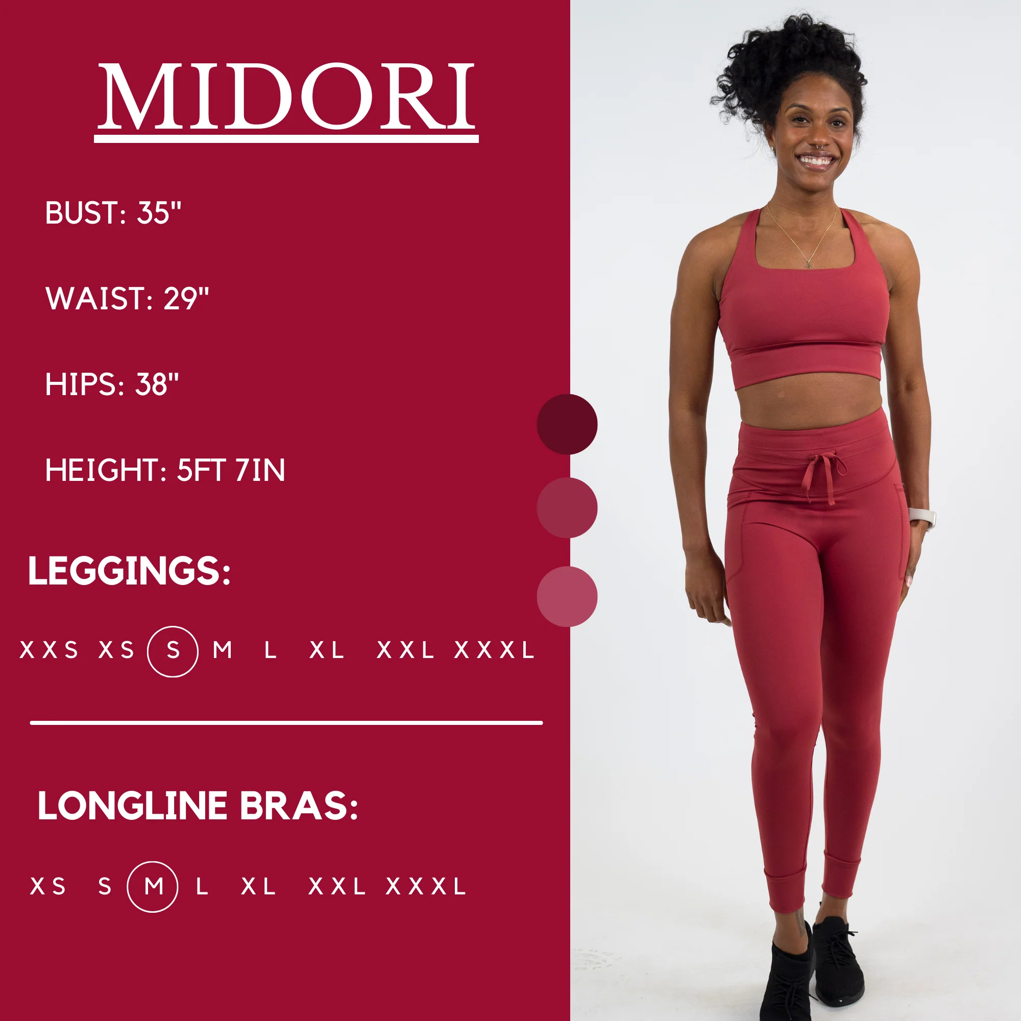 Omni Leggings | Garnet Red - Image 6