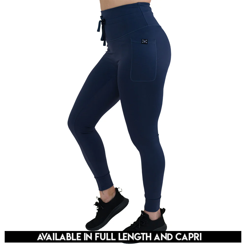 Omni Leggings | Navy - Image 3