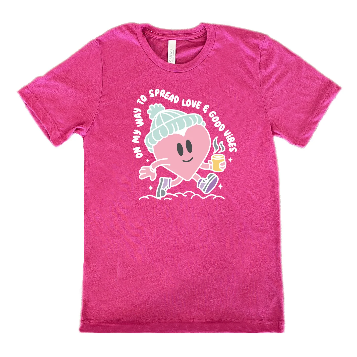 On My Way To Spread Love & Good Vibes Shirt Unisex - Image 9