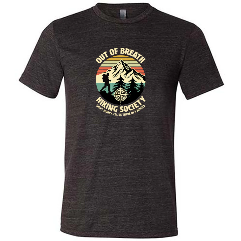 Out Of Breath Hiking Society Shirt Unisex