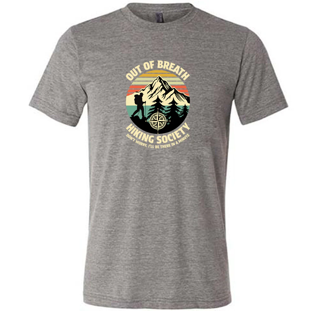 Out Of Breath Hiking Society Shirt Unisex - Image 3