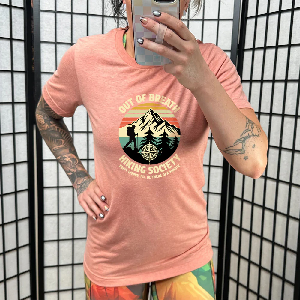 Out Of Breath Hiking Society Shirt Unisex - Image 9