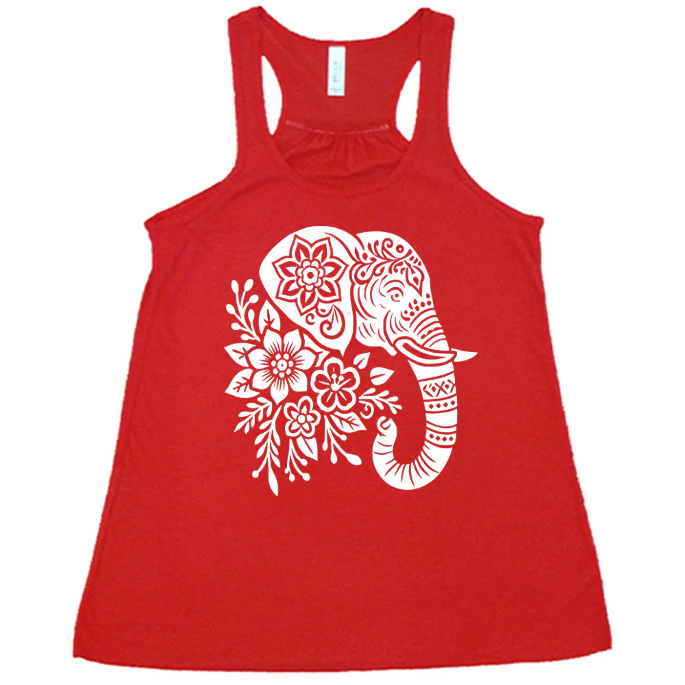 Patterned Floral Elephant Shirt - Image 5