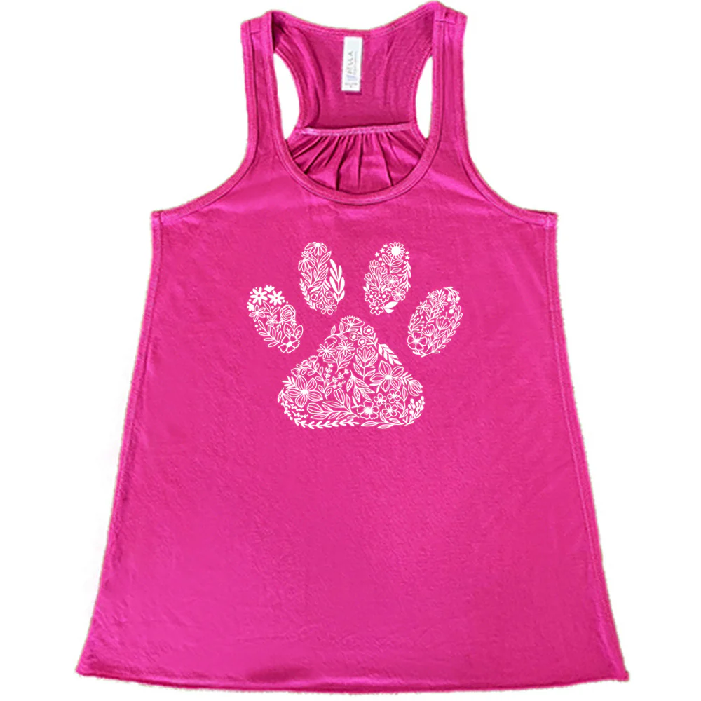Paw Floral Design Shirt - Image 7