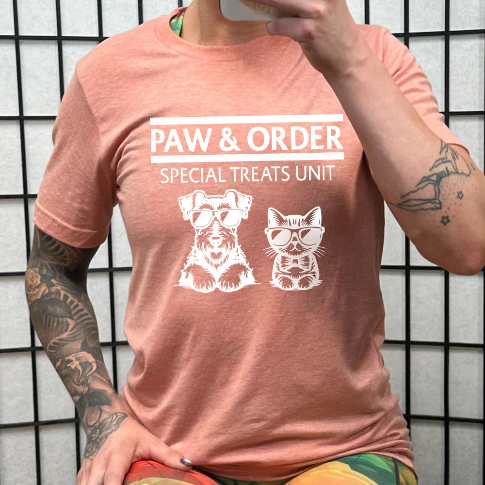 Paw & Order Shirt Unisex - Image 9