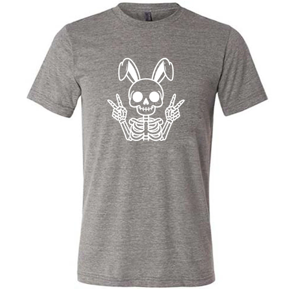 Peace Bunny Skeleton Shirt Unisex - Image 6