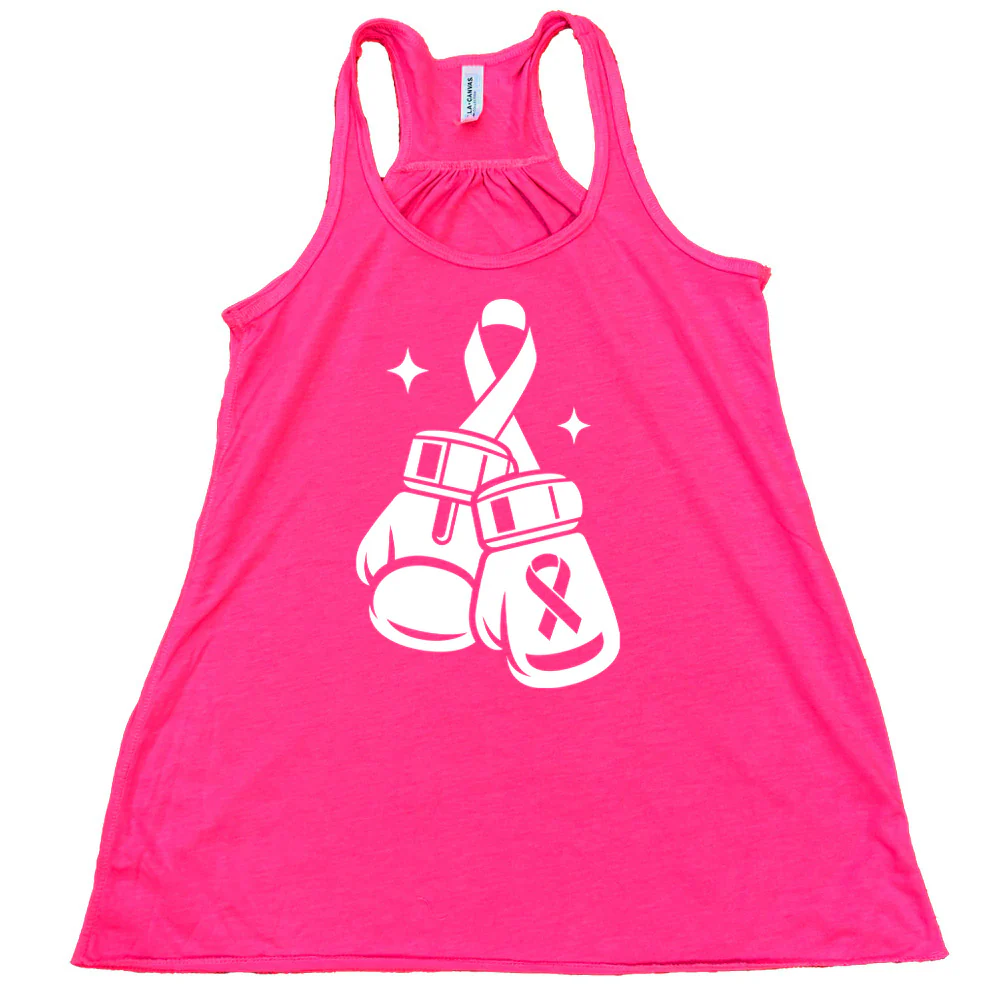 Pink Ribbon Boxing Gloves Shirt