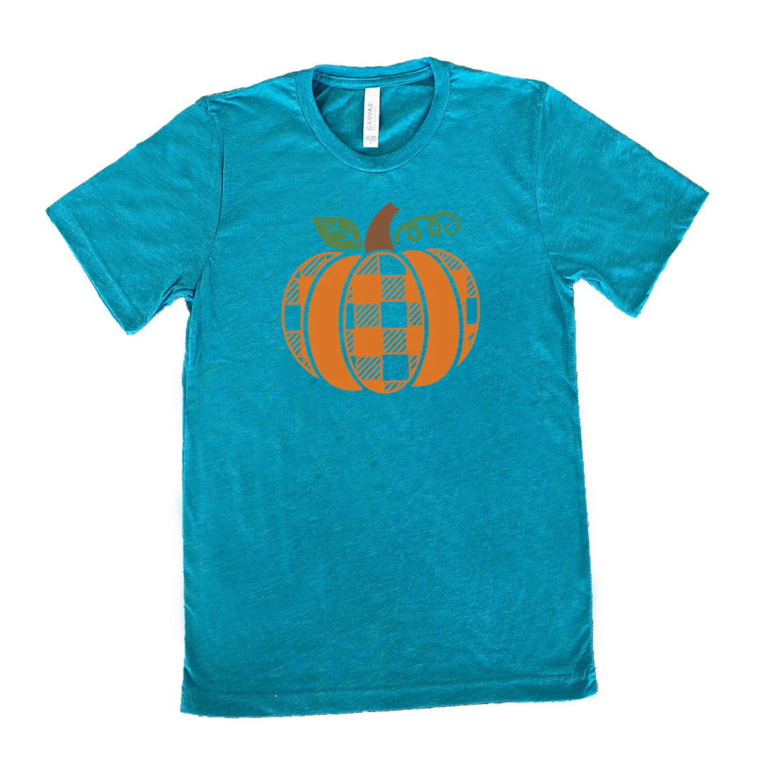 Plaid Pumpkin Shirt Unisex - Image 11