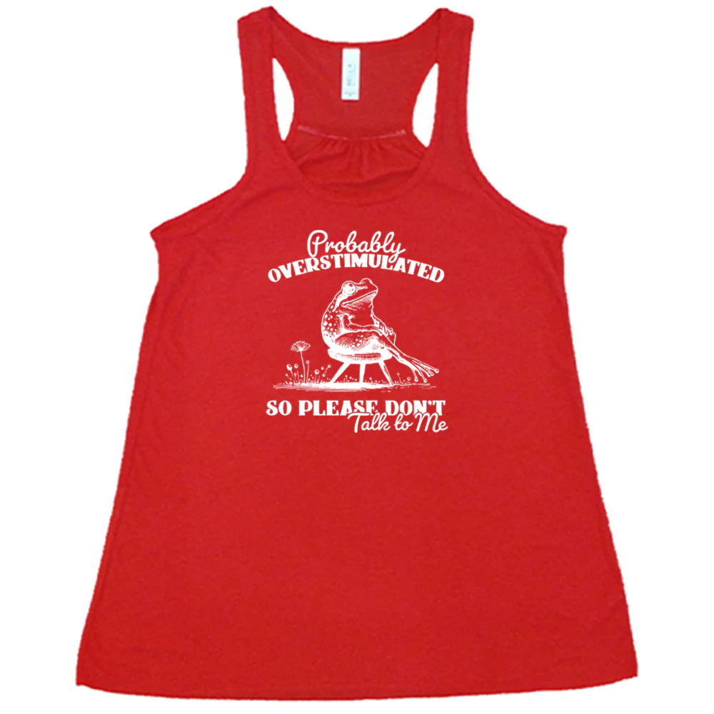 Probably Overstimulated So Please Don't Talk to Me Shirt - Image 3