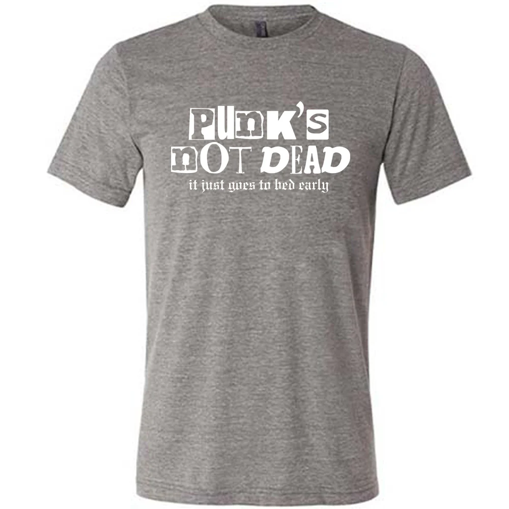 Punk's Not Dead, It Just Goes To Bed Early Shirt Unisex - Image 3